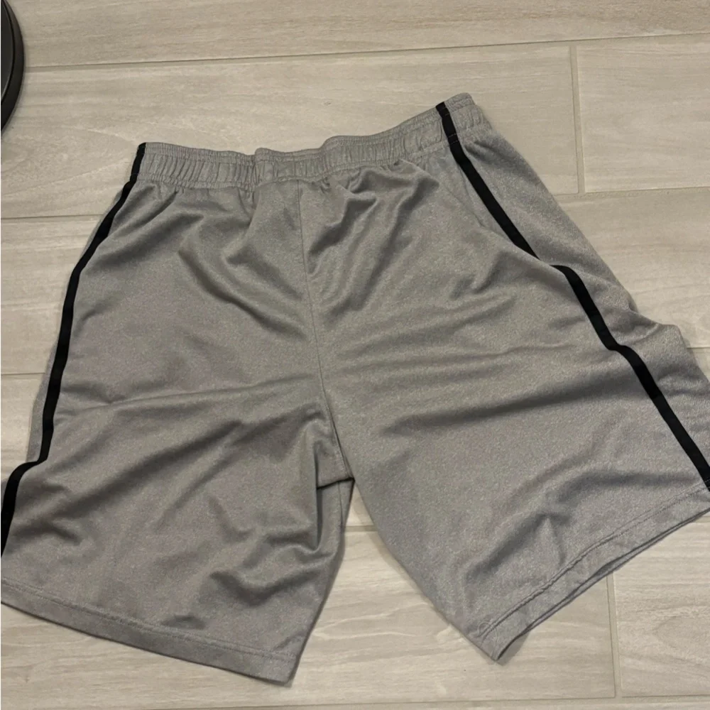Fila Gray and Black Athletic‎ Shorts with Moisture-Wicking Fabric
